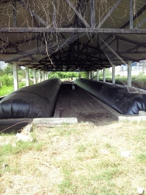 Biodigestor tubular con geomembrana PVC