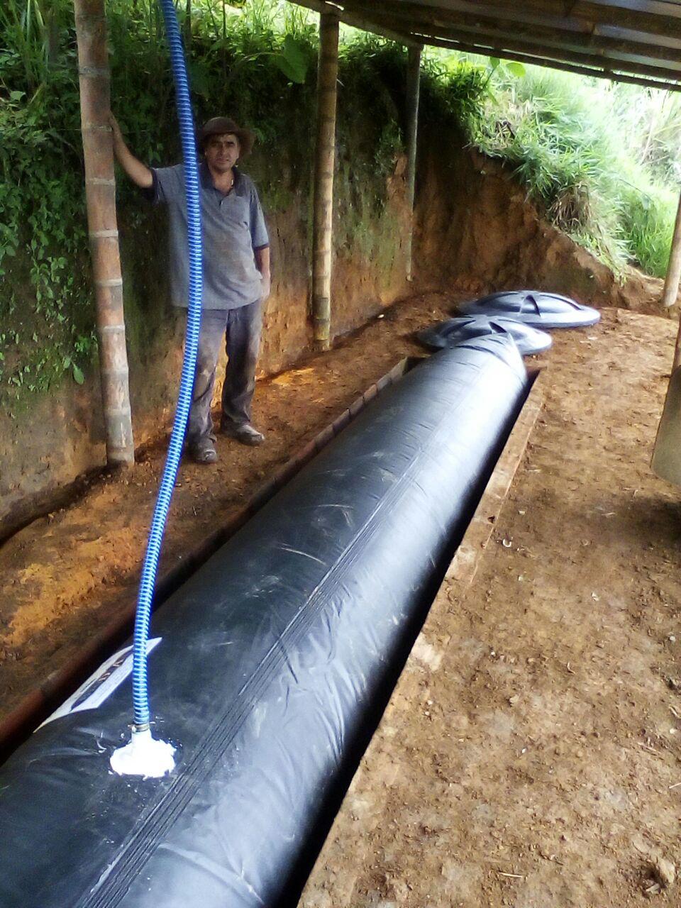 Instalación de biodigestor tubular agrícola