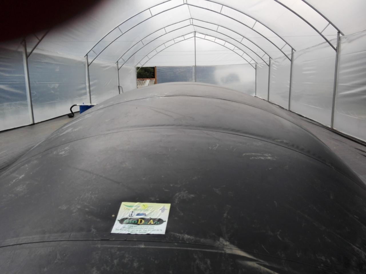 Biodigestor tubular en proyecto rural