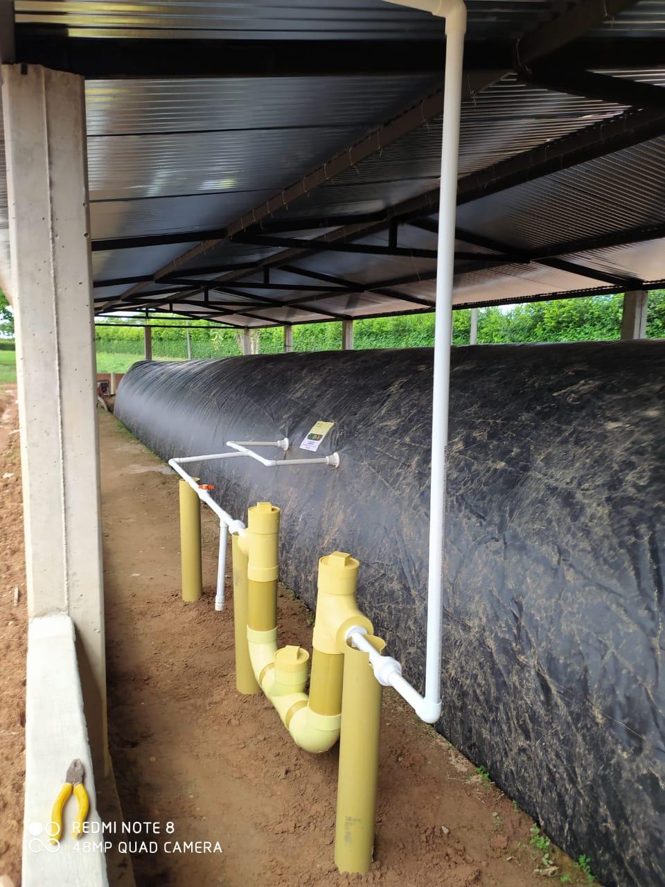 Biodigestor tubular para residuos orgánicos