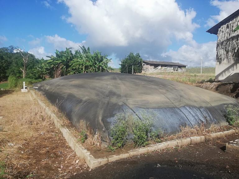 Biodigestor tipo laguna para producción de biogás