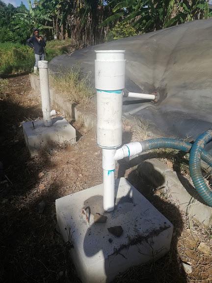 Biodigestor tipo laguna en proyecto rural