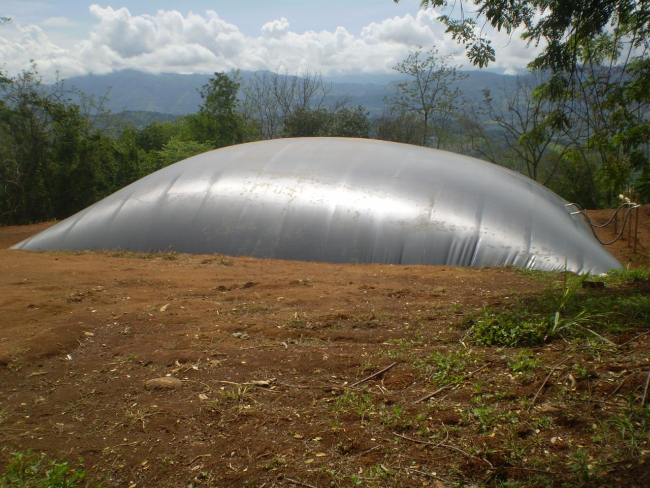 Biodigestor tipo laguna para residuos orgánicos