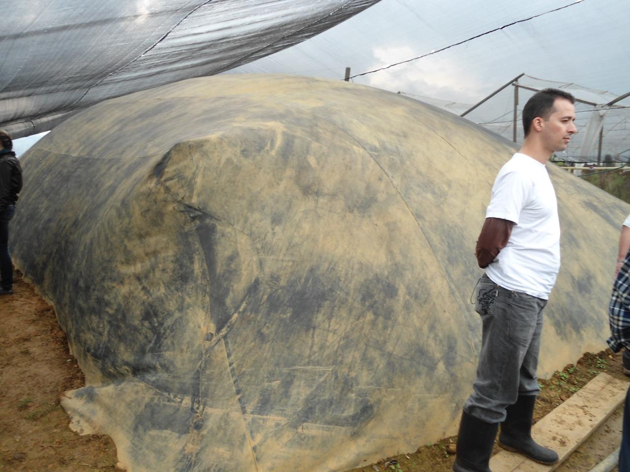 Biodigestor tipo laguna sistema impermeable