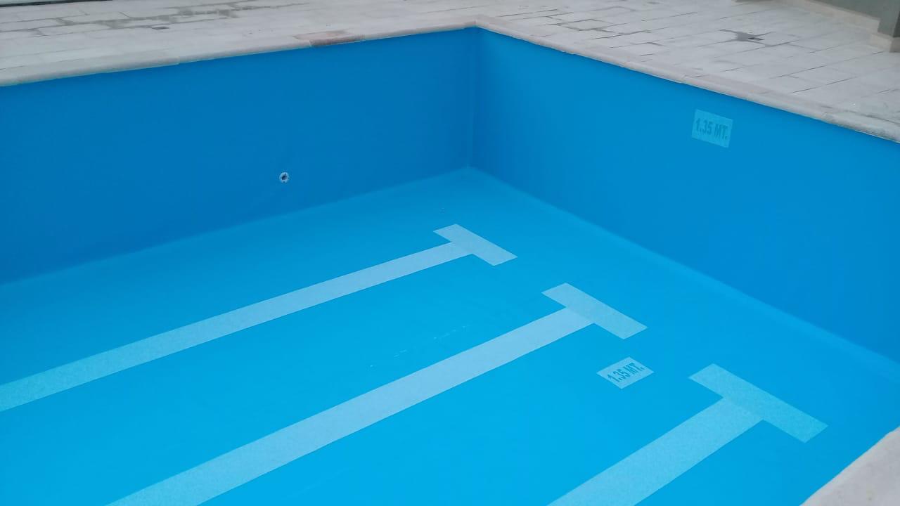 Diseño de piscina en geomembrana