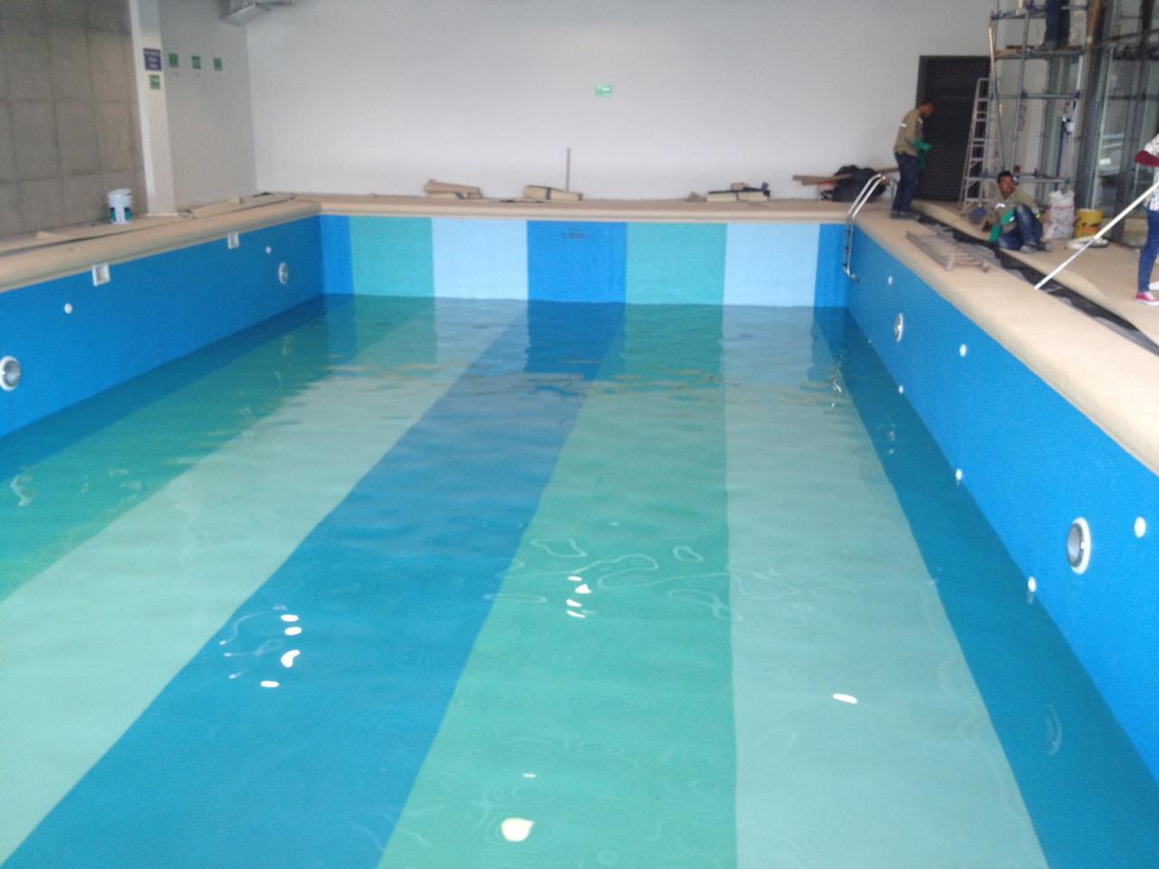 Piscina en geomembrana de larga vida útil