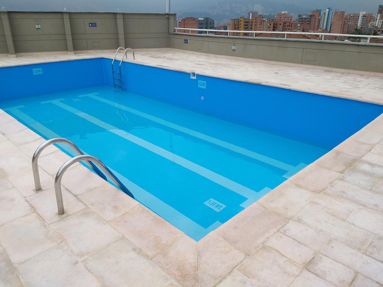 Piscina en geomembrana solución acuática