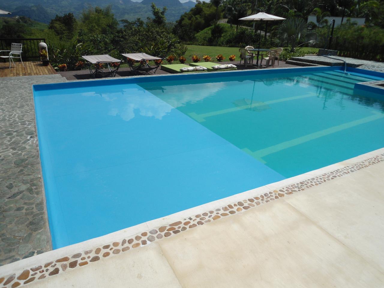 Piscina en geomembrana