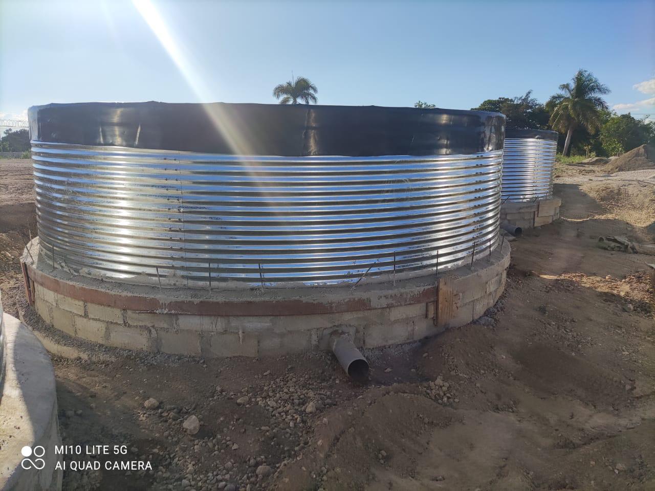 Tanque australiano para almacenamiento de agua industrial